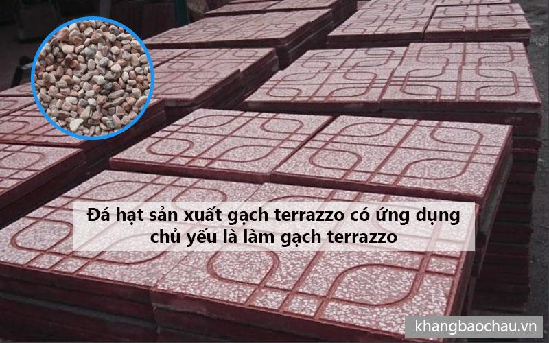 Ứng dụng đá hạt sản xuất gạch terrazzo