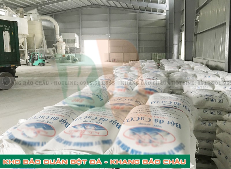 Kho bảo quản bột đá Khang Bảo Châu