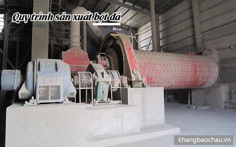 Quy trình sản xuất bột đá